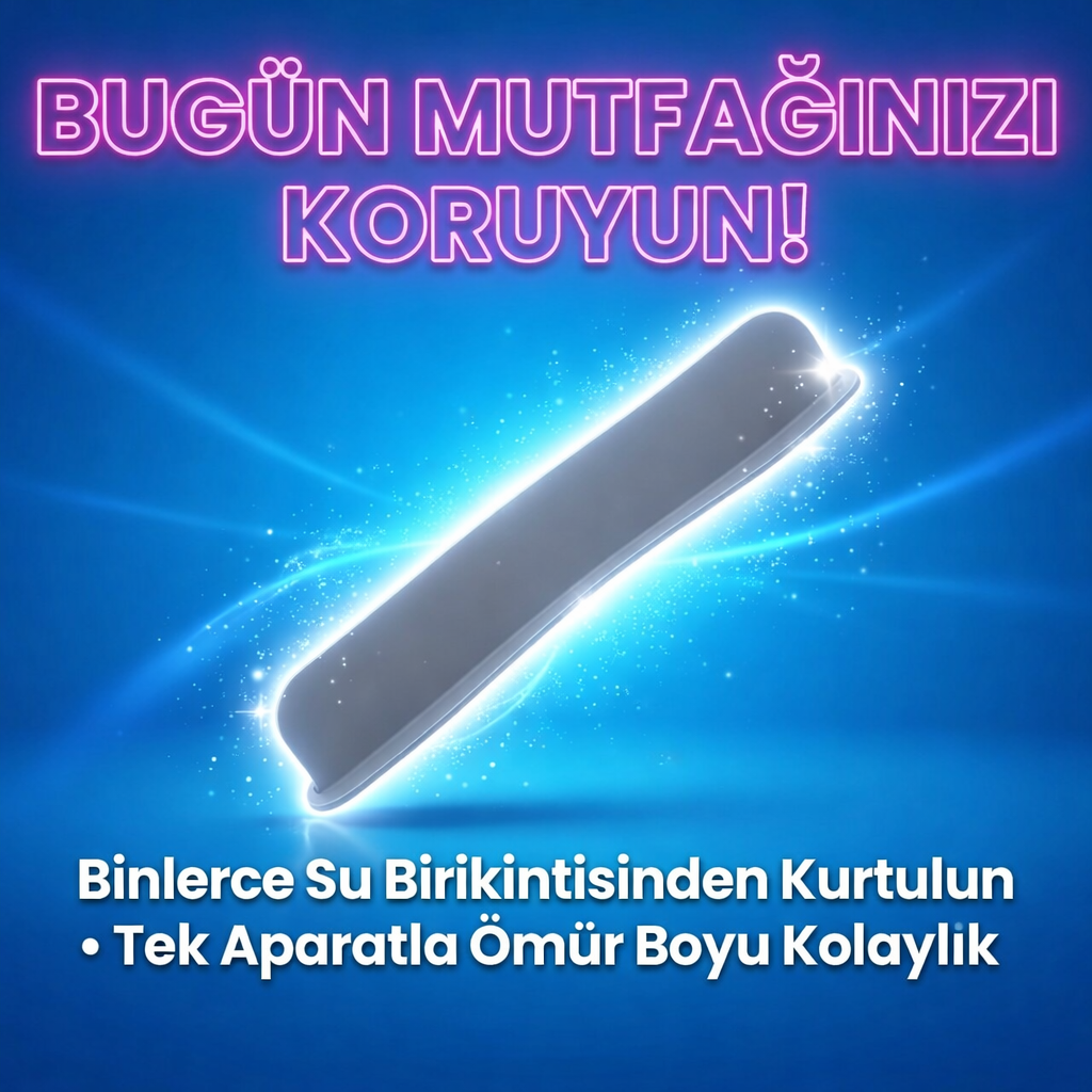 HydroBlock Silikon lavabo sıçrama koruyucusu