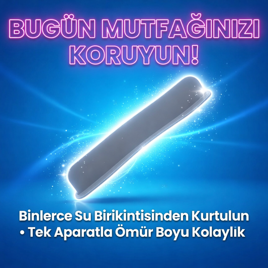 HydroBlock Silikon lavabo sıçrama koruyucusu